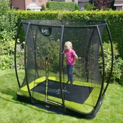 EXIT Silhouette Ground Trampoline 214X153 Cm