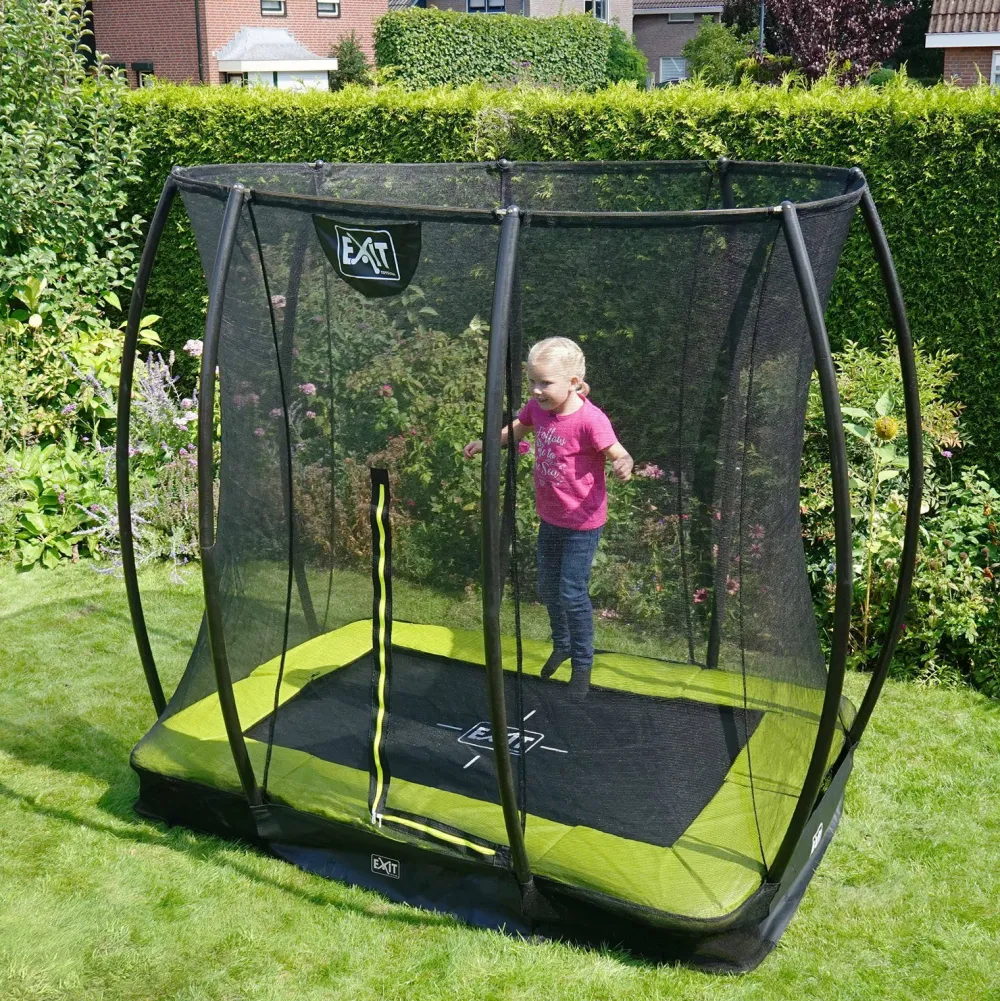 EXIT Silhouette Ground Trampoline 214X153 Cm