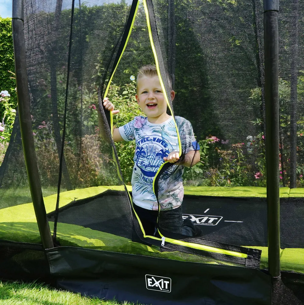 EXIT Silhouette Ground Trampoline 214X153 Cm