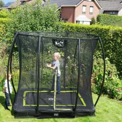 EXIT Silhouette Ground Trampoline 214X153 Cm
