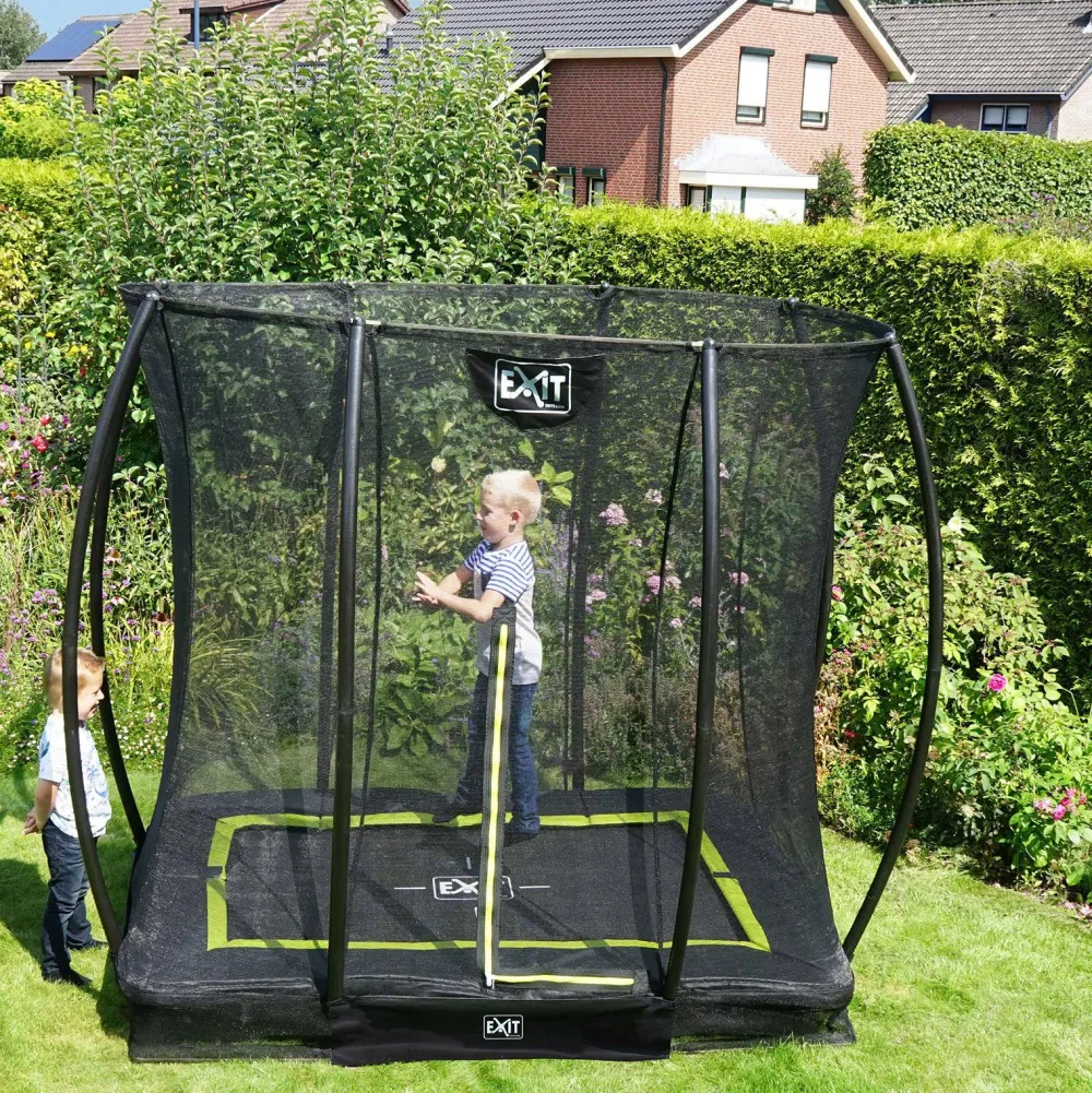EXIT Silhouette Ground Trampoline 214X153 Cm