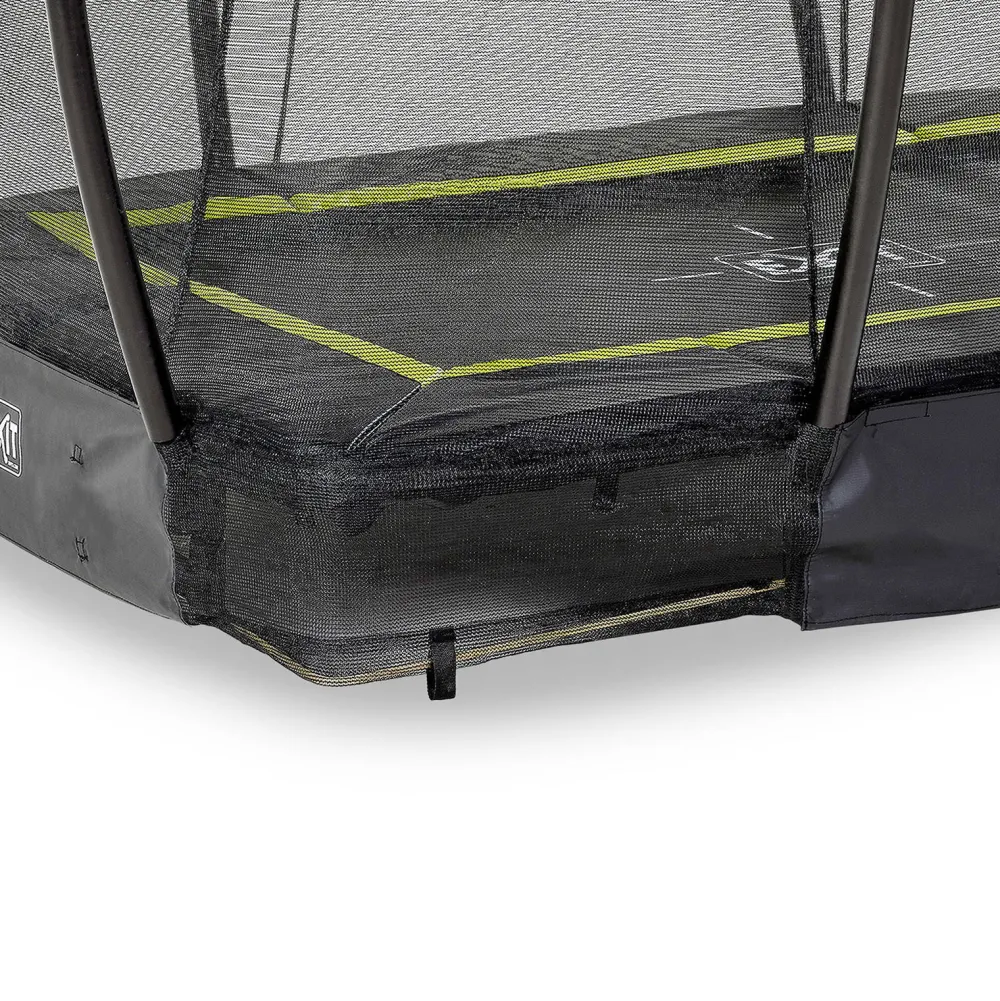 EXIT Silhouette Ground Trampoline 214X153 Cm