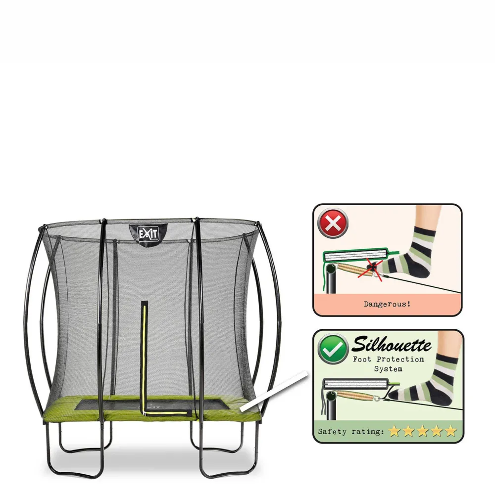 EXIT Silhouette Trampoline 214X153 Cm