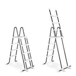 EXIT Stone Zwembad O360X122Cm Met Filterpomp Grijs