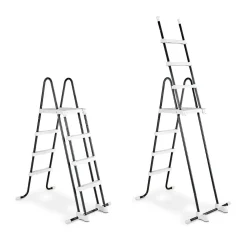 EXIT Wood Zwembad O450X122Cm Met Filterpomp Bruin