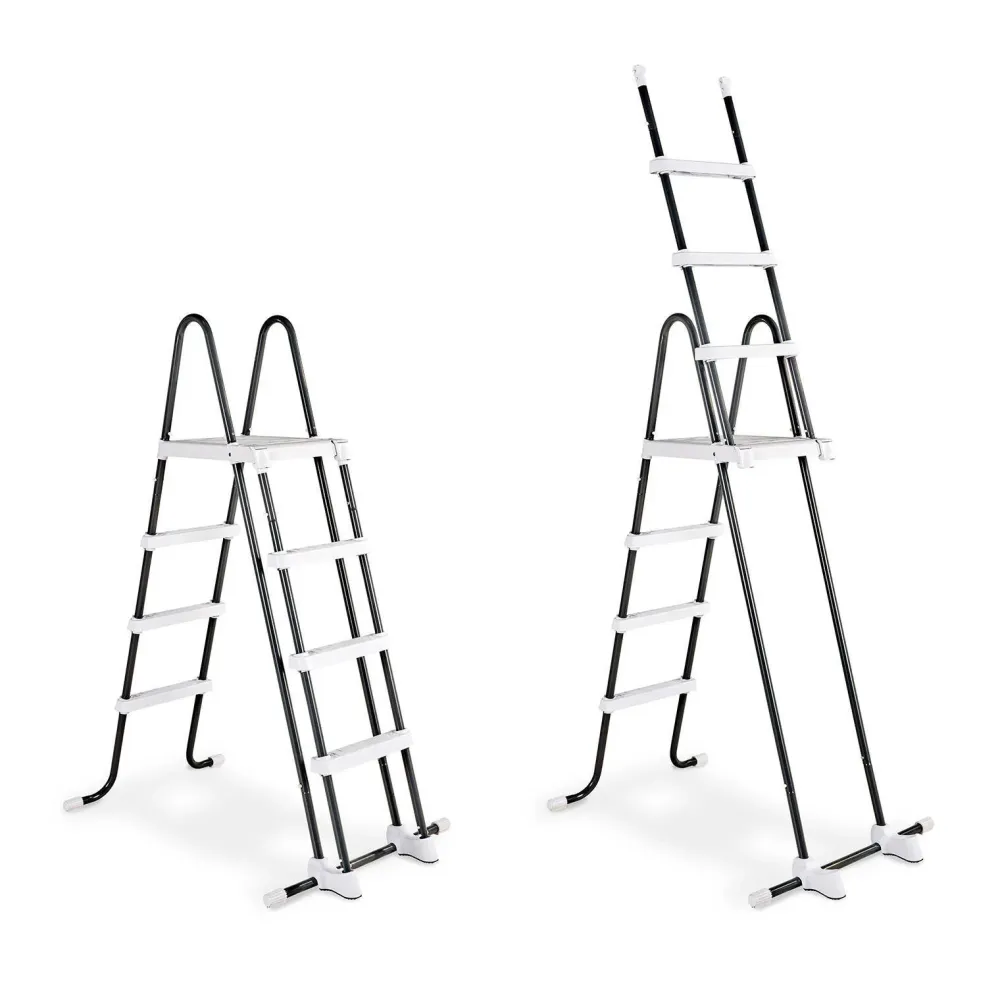 EXIT Wood Zwembad O450X122Cm Met Filterpomp Bruin