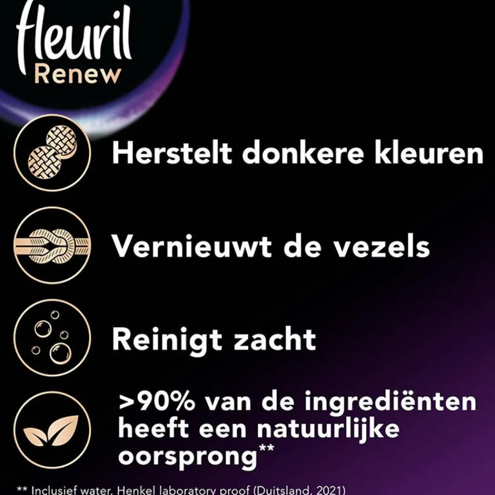 Discount Fleuril Renew Liquid Black - Vloeibaar Wasmiddel - Voordeelverpakking - 4 X 49 Wasbeurten - 196 Wasbeurten