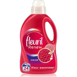 Clearance Fleuril Renew Liquid Color Vloeibaar Wasmiddel - 4 X 24 Wasbeurten - Voordeelverpakking - 24 Wasbeurten