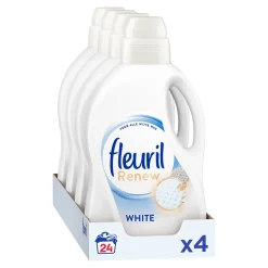 Fleuril Renew Liquid White Vloeibaar Wasmiddel - 4 X 24 Wasbeurten - Voordeelverpakking - 24 Wasbeurten