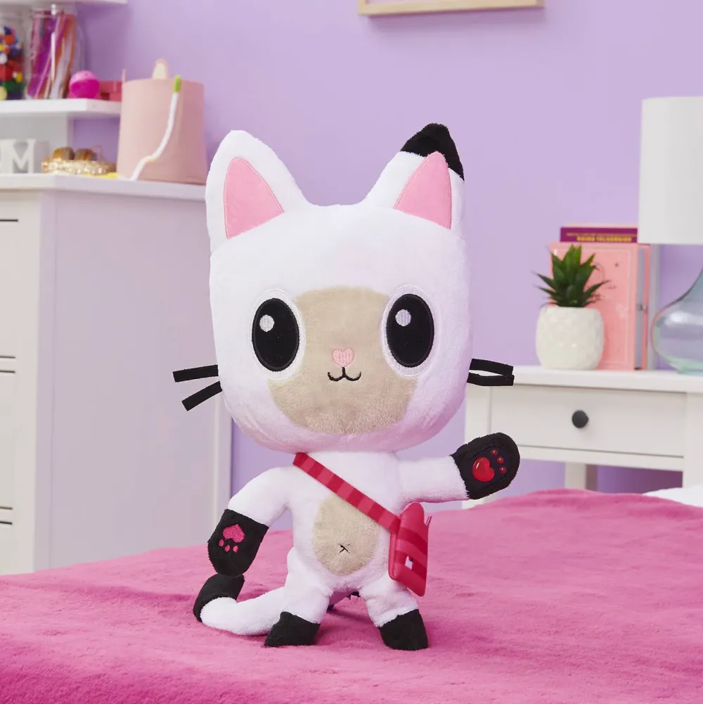 Gabby's Dollhouse Gabby'S Poppenhuis Pandy Poek Met Licht En Geluid Interactieve Knuffel