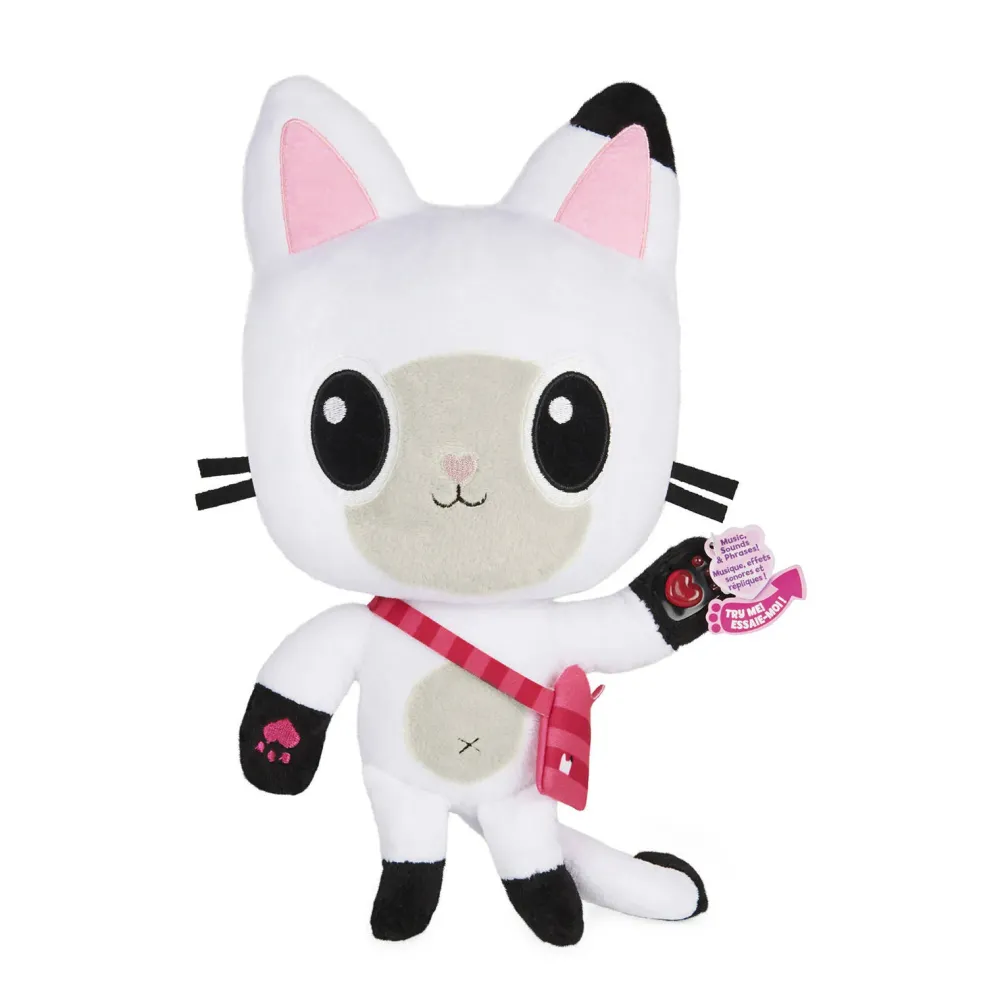 Gabby's Dollhouse Gabby'S Poppenhuis Pandy Poek Met Licht En Geluid Interactieve Knuffel