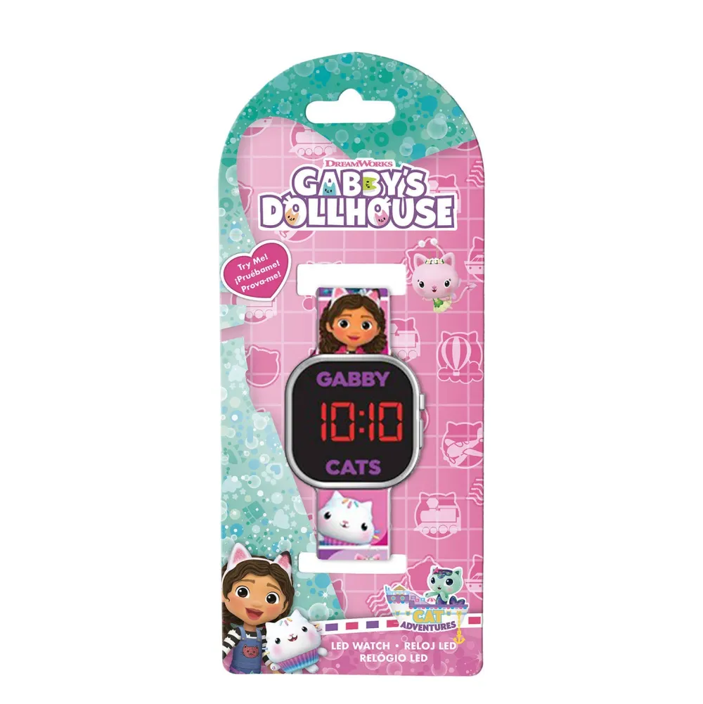 Gabby's Dollhouse Led Horloge