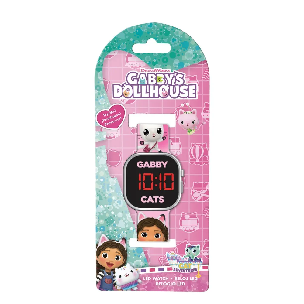 Gabby's Dollhouse Led Horloge