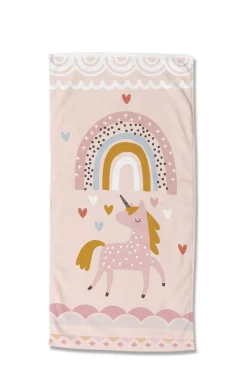 Clearance Good Morning Kinderstrandlaken (150X75 Cm) Roze