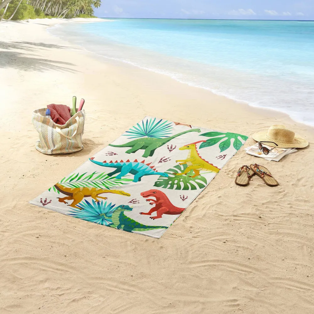 Good Morning Kinderstrandlaken (150X75 Cm) Multi