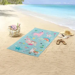 New Good Morning Kinderstrandlaken (150X75 Cm) Multi