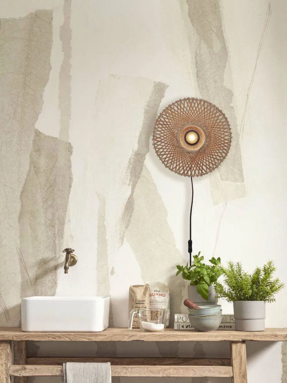 Discount Good&Mojo Wandlamp Kalimantan (O8 Cm)