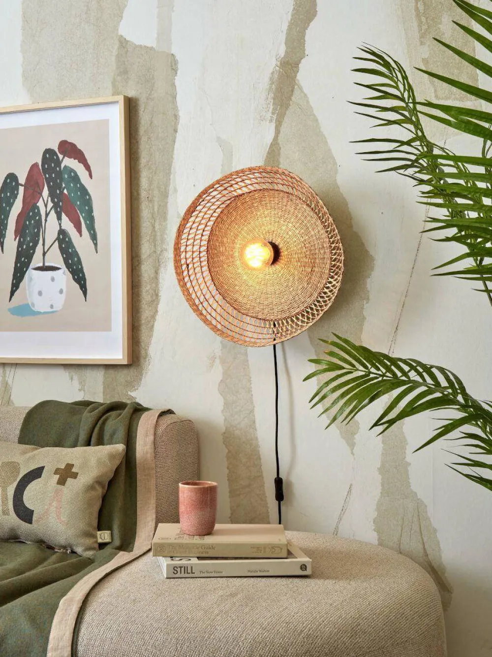 New Good&Mojo Wandlamp Pantanal (O45 Cm)