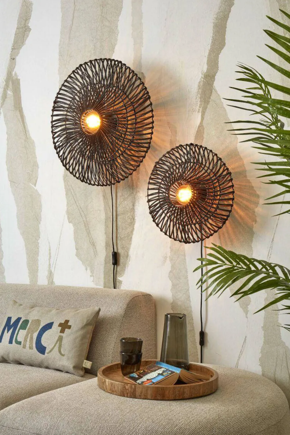 Discount Good&Mojo Wandlamp Zanzibar (O55 Cm)