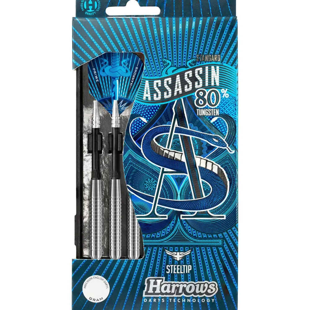 Harrows Assassin 80% Tungsten Steeltip Dartpijlen (25 Gram)