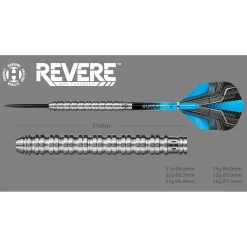Harrows Revere 90% Tungsten Steeltip Dartpijlen (24 Gram)