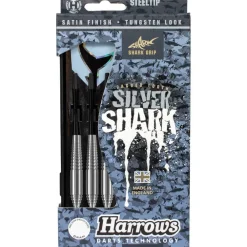 Harrows Silver Shark Steeltip Dartpijlen (22 Gram)