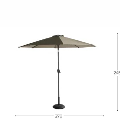 Hartman Parasol Sunline (270X270 Cm)