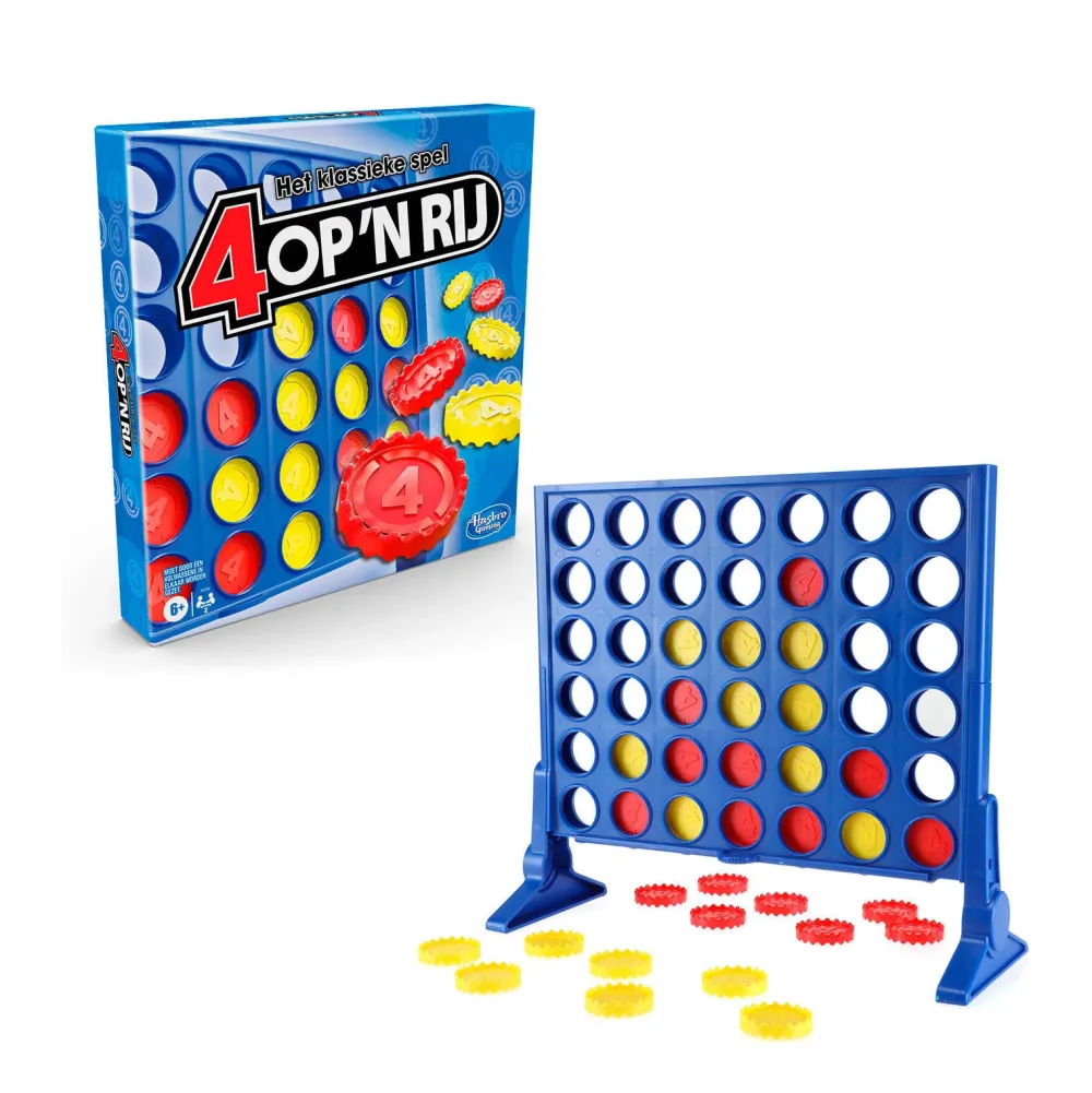 Hasbro Gaming Vier Op 'N Rij Denkspel