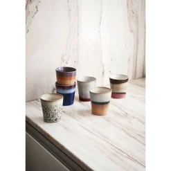 Clearance HKliving Koffiekopje 70'S (O7,5) (180 Ml) (Set Van 6)