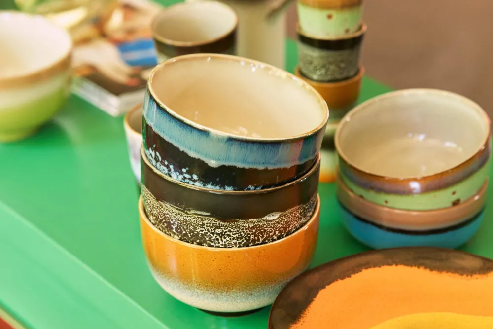 Clearance HKliving Kom 70'S (O13,5 Cm) (Set Van 4)