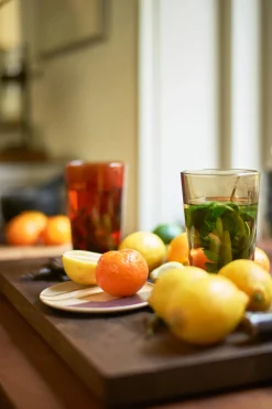 Outlet HKliving Theeglas 70'S (O8,7 Cm) (400 Ml) (Set Van 4)