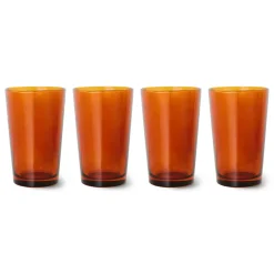Best HKliving Theeglas 70'S (O8,7 Cm) (400 Ml) (Set Van 4)