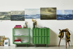 Hot HKliving Wandkast Cupboard Ribbed Glass