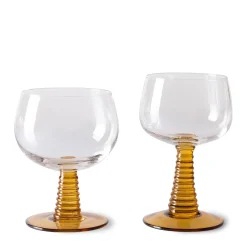 Discount HKliving Wijnglas Swirl (350 Ml) (O10 Cm)