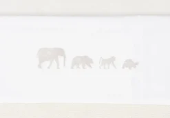 Outlet Jollein Baby Wieglaken 75X100Cm Animals - Nougat