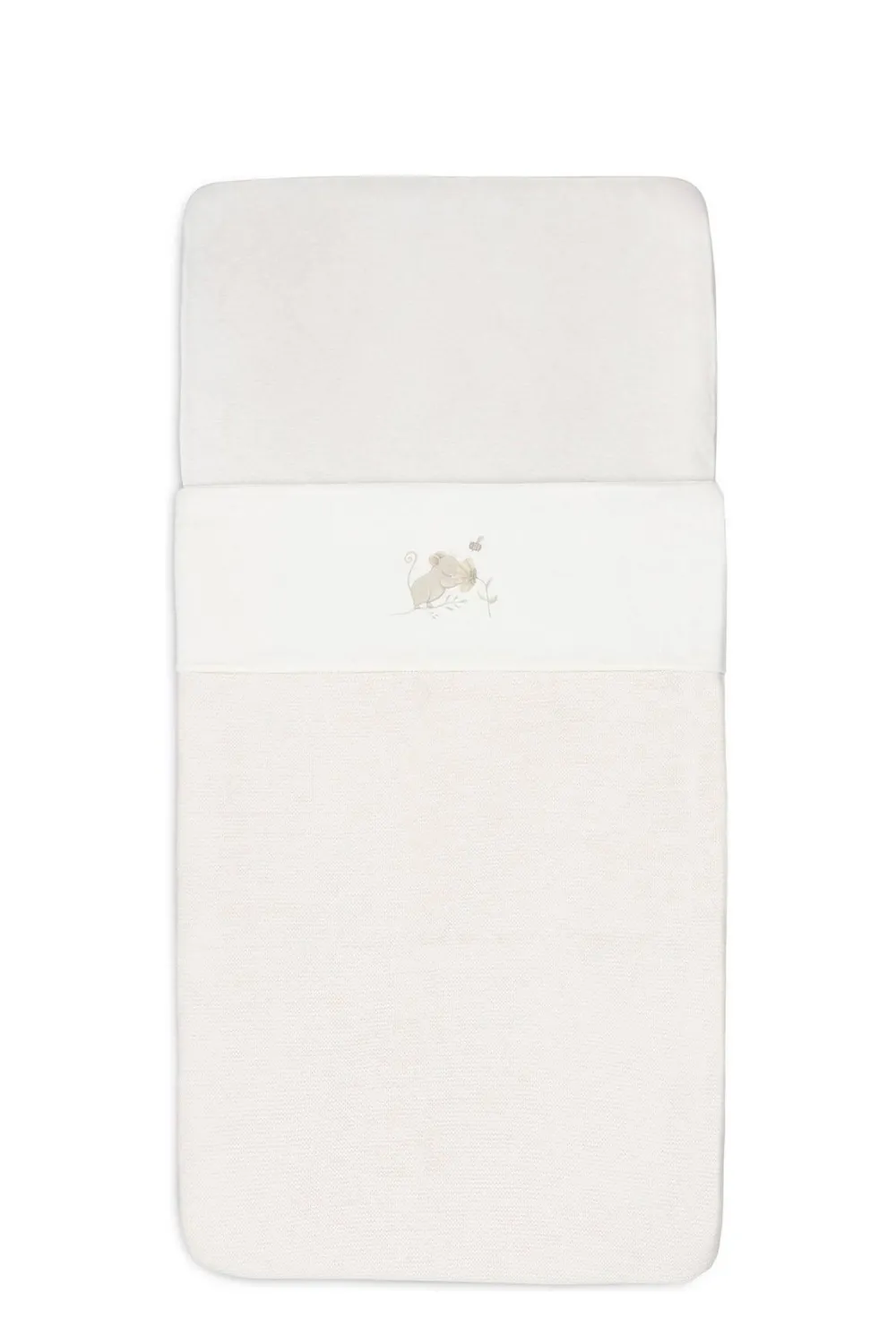 Best Jollein Baby Wieglaken 75X100Cm Dreamy Mouse Ivory