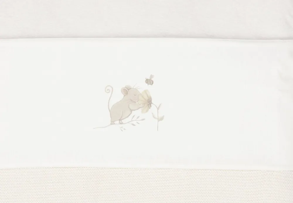 Best Jollein Baby Wieglaken 75X100Cm Dreamy Mouse Ivory