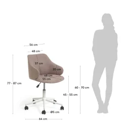 New Kave Home Bureaustoel Einara