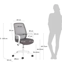 Outlet Kave Home Bureaustoel Melva