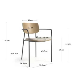 Outlet Kave Home Eetkamerstoel Maureen (Set Van 2)