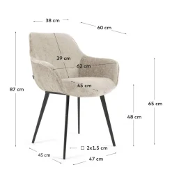 Best Kave Home Eetkamerstoel (Set Van 2) Amira