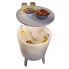 Keter Bijzettafel Illuminated Coolbar (Verlicht O50/57 Cm)