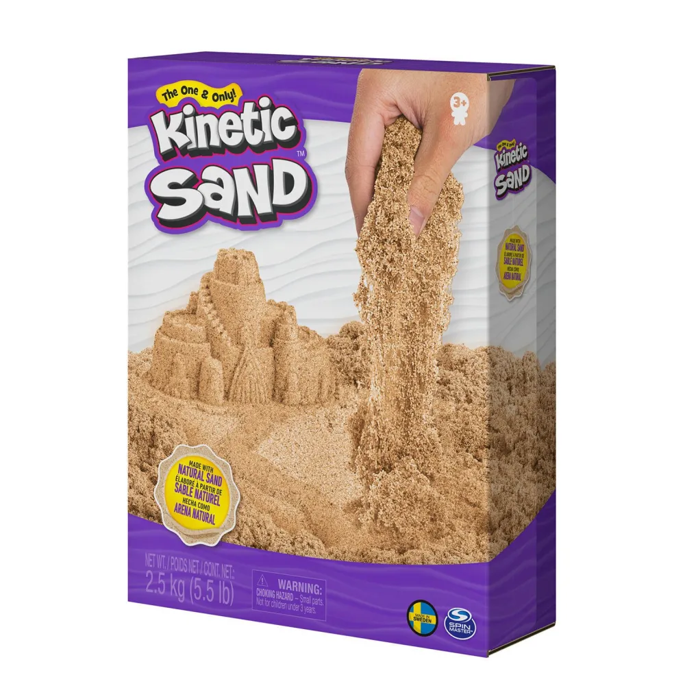 Kinetic Sand Speelzand 2,5 Kg - Bruin