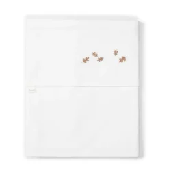 Best Koeka Falling Leaves Baby Wieglaken 80X100 Cm Wit