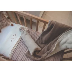 Best Koeka Falling Leaves Baby Wieglaken 80X100 Cm Wit