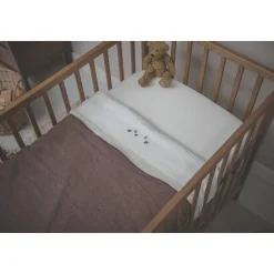 Best Koeka Falling Leaves Baby Wieglaken 80X100 Cm Wit