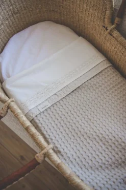 New Koeka Nostalgia Baby Wieglaken 80X100 Cm Warm White