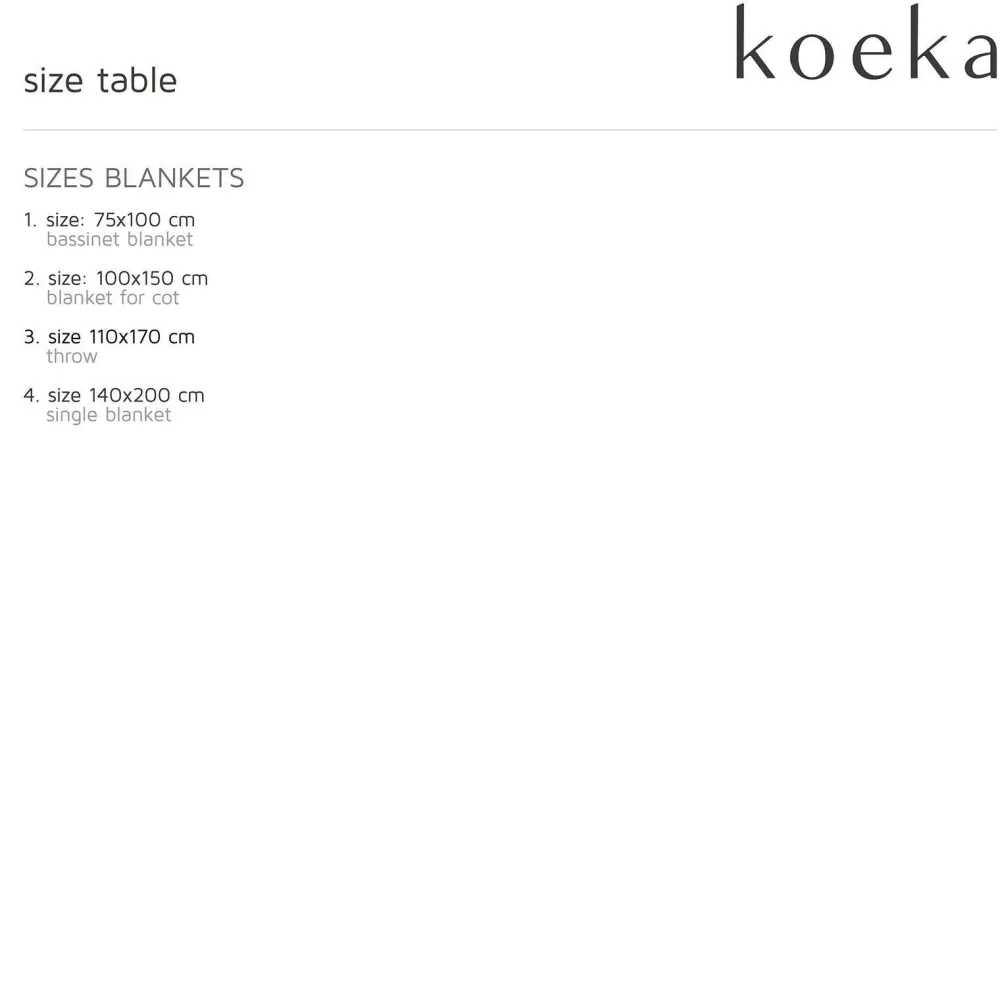 Discount Koeka Oslo Plaid Wafel En Teddy Clay/Pebble (140X200 Cm)