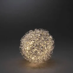 Clearance Konstsmide Metaaldraad Bal (O25 Cm) (80 Led)