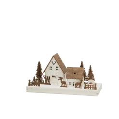 New Konstsmide Silhouet Huis En Reedieren (Op Batterij Met Timer) (14X28 Cm) (6 Led)